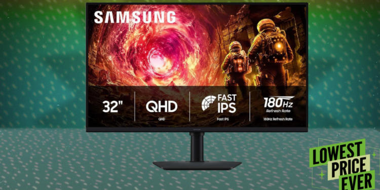 The Samsung Odyssey G5 G50F Gaming Monitor Is Over $100 Off in This Early Prime Day Deal