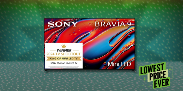 This 75-Inch Sony Mini-LED TV Is a Brighter OLED Alternative, and It’s $1,000 Off Right Now