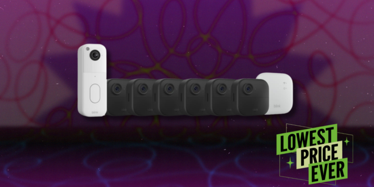 This Blink Doorbell and Security Camera Bundle Is 67% Off Right Now