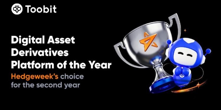 Toobit Takes Hedgeweek’s Top Derivatives Prize for the Second Year Running