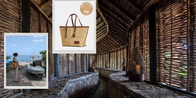 Antler’s New Raffia Tote Bag Is the Ultimate Plane-to-Beach Chameleon