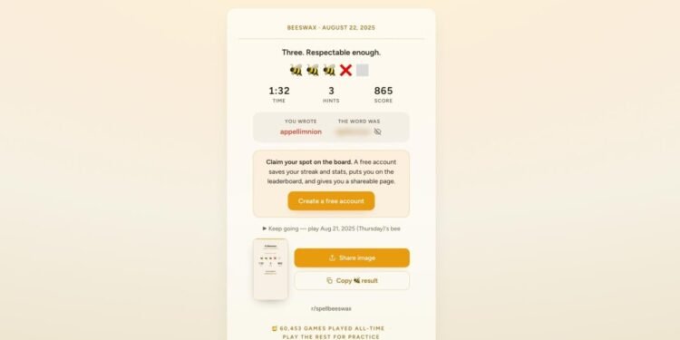 Beeswax Is a Wordle-Like Game for Anyone Who Misses Spelling Bees