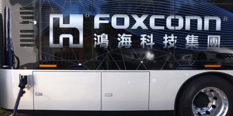 Foxconn second-quarter revenue jumps, company cautions on geopolitics