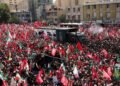 Iranian mourners call for vengeance on Trump during Khamenei funeral procession
