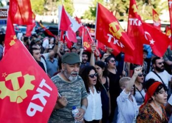 More than 100 detained as leftist groups hold anti-NATO protests in Turkey