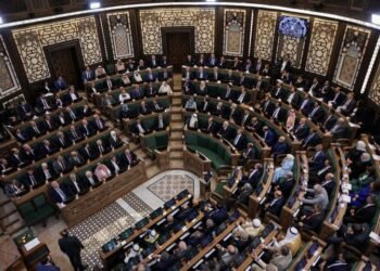 New Syrian parliament meets for first time in Damascus