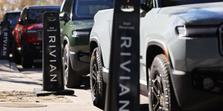 Rivian’s stock sale triggers worst rout for the shares in nearly two years