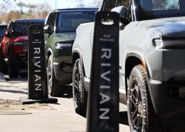 Rivian’s stock sale triggers worst rout for the shares in nearly two years