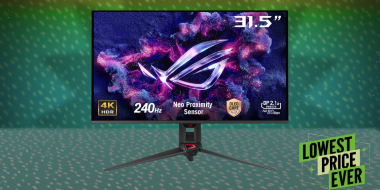 This 4K OLED Gaming Monitor Is $400 Off Right Now
