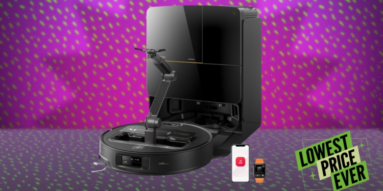 This Roborock Smart Vacuum Has a Robot Arm and Is 50% Off Right Now