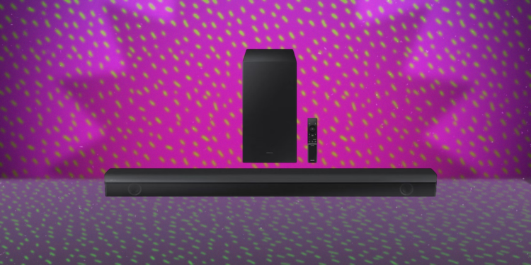 This Samsung Soundbar and Subwoofer Combo Is $80 Off Right Now