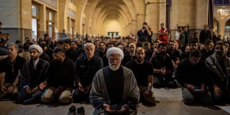 Three sons of Iran’s slain leader Khamenei appear at funeral, not his successor